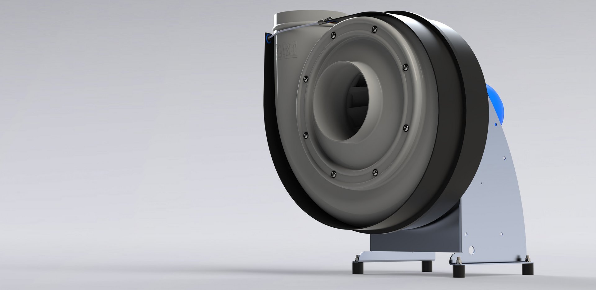 Industrifläktar, industriblåsare i plast för aggressiv frånluft och gaser – Colasit