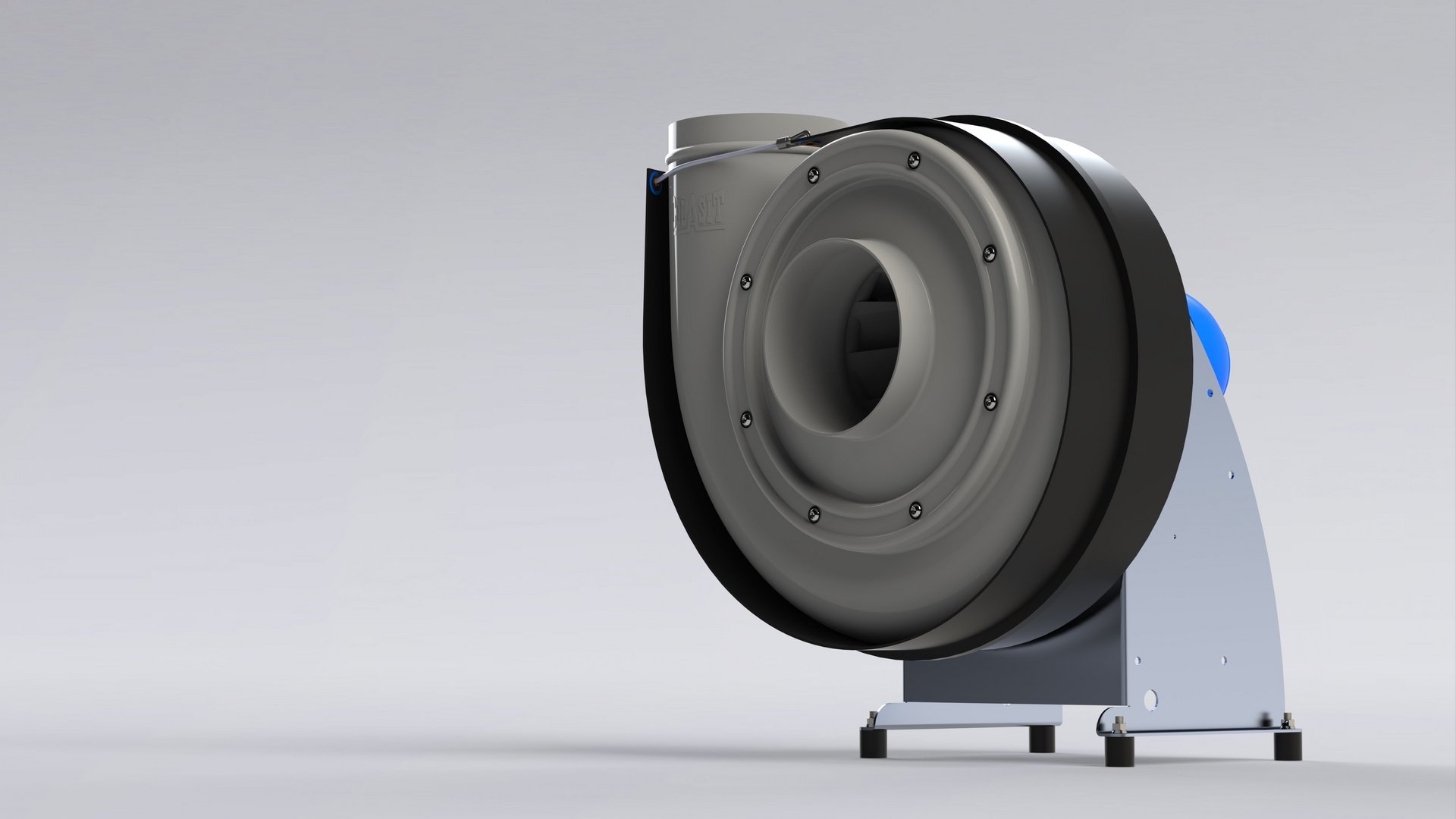 Industrifläktar, industriblåsare i plast för aggressiv frånluft och gaser – Colasit