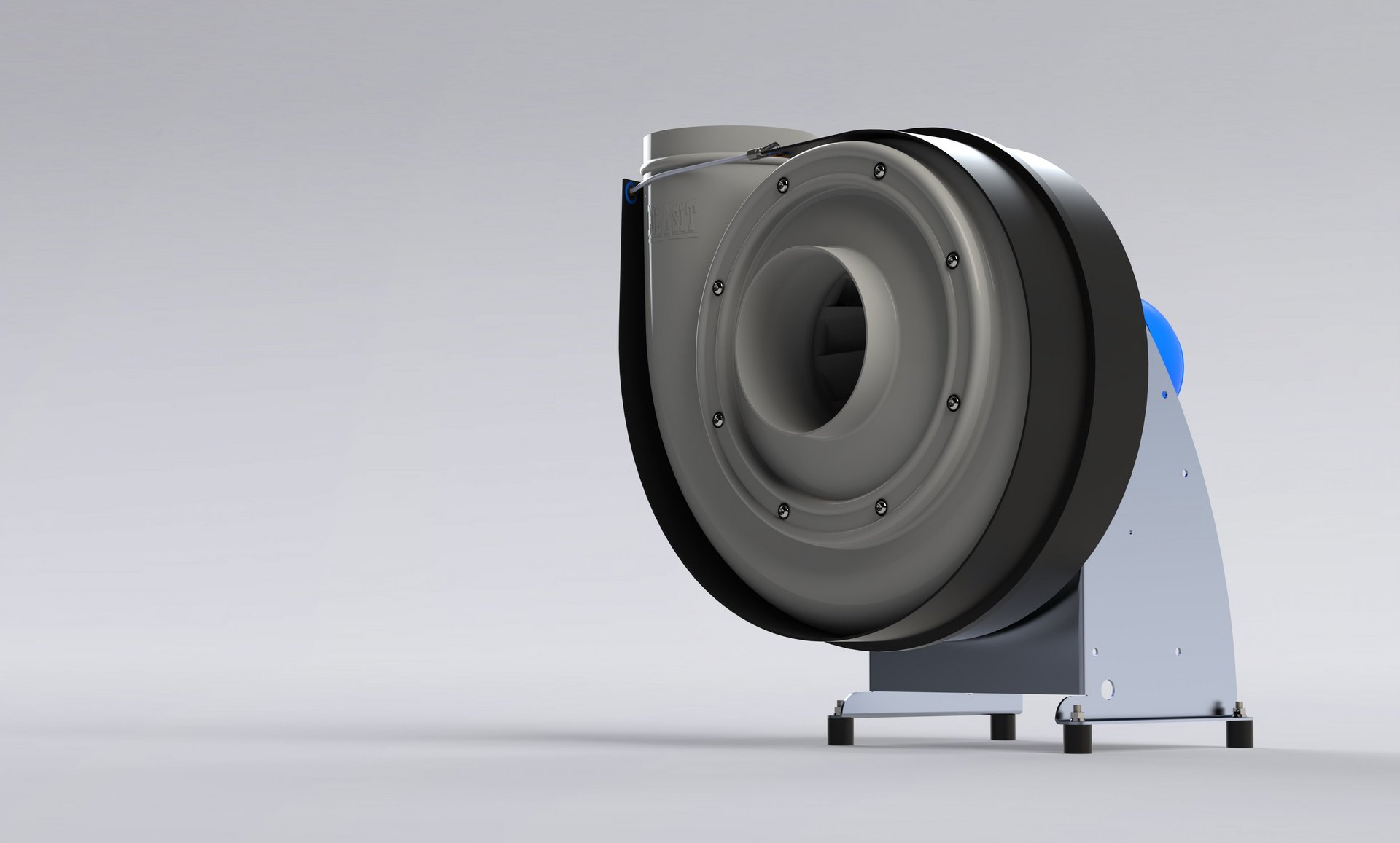 Industrifläktar, industriblåsare i plast för aggressiv frånluft och gaser – Colasit