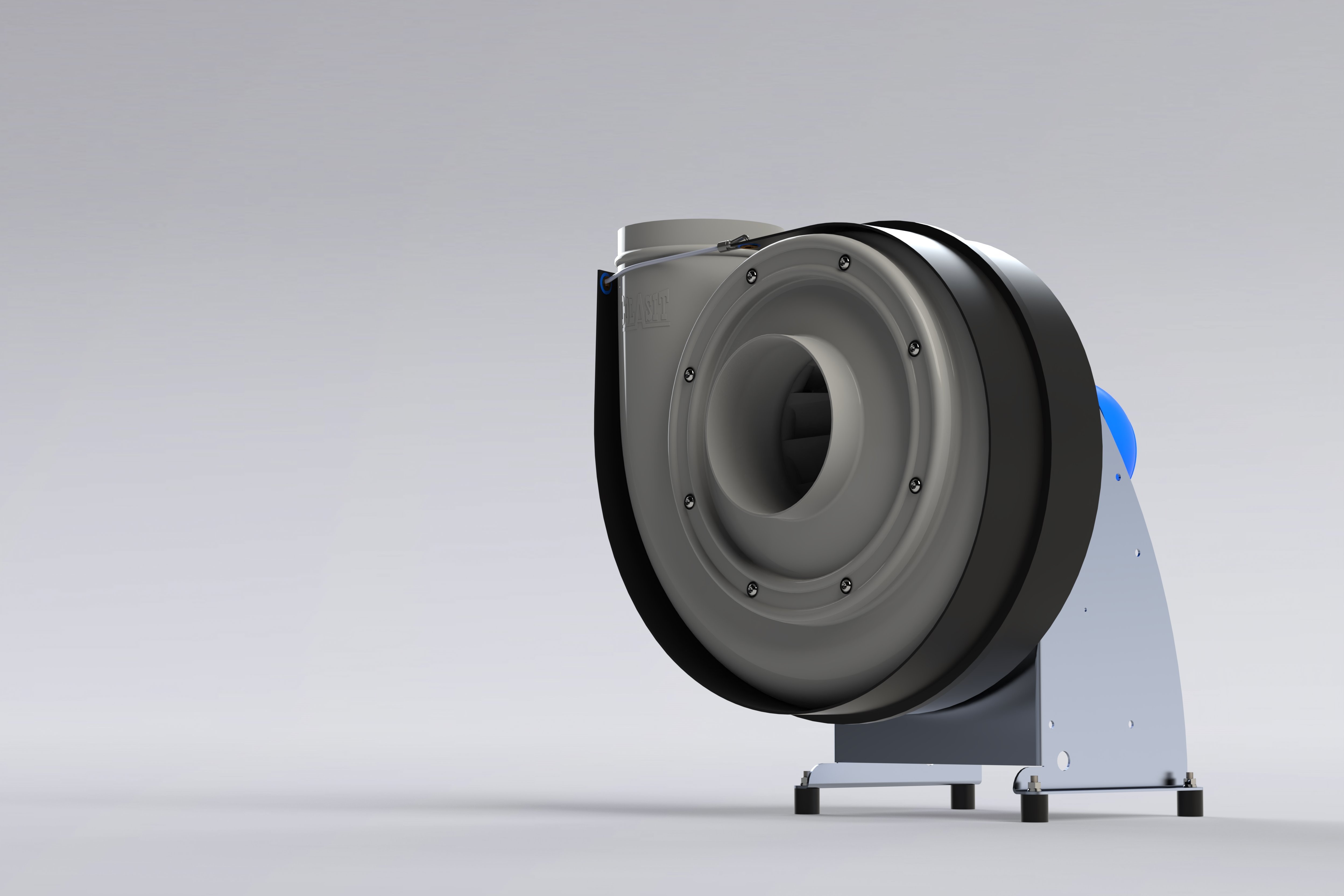 Industrifläktar, industriblåsare i plast för aggressiv frånluft och gaser – Colasit