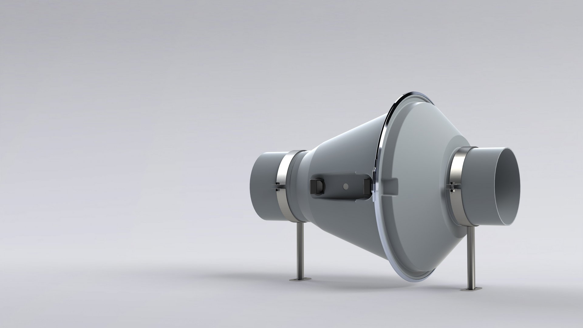 Kanalfläkt av plast för installation i rörsystem för aggressiva medier – Colasit