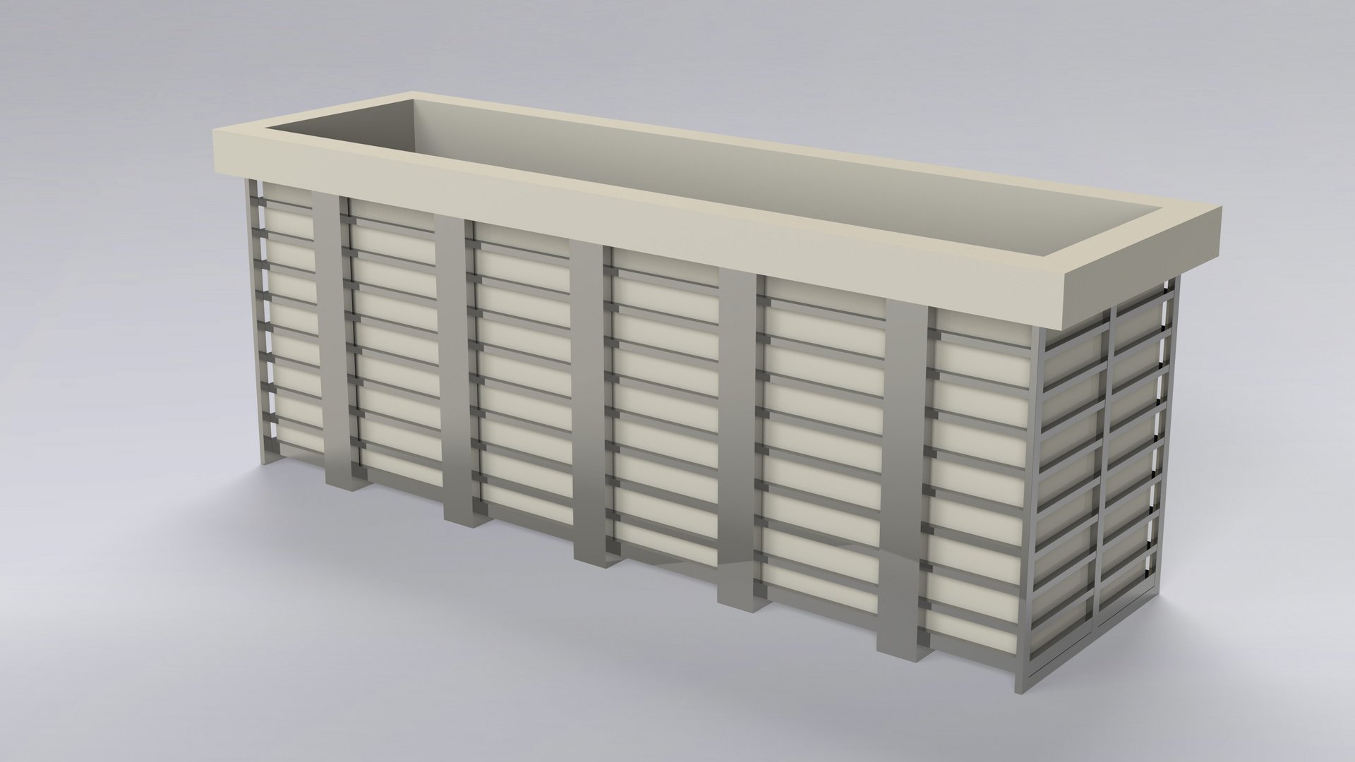 Anodiseringstank i plast 8x2x höjd 2,8 m enligt kundens önskemål för anodiseringsindustrin – Colasit