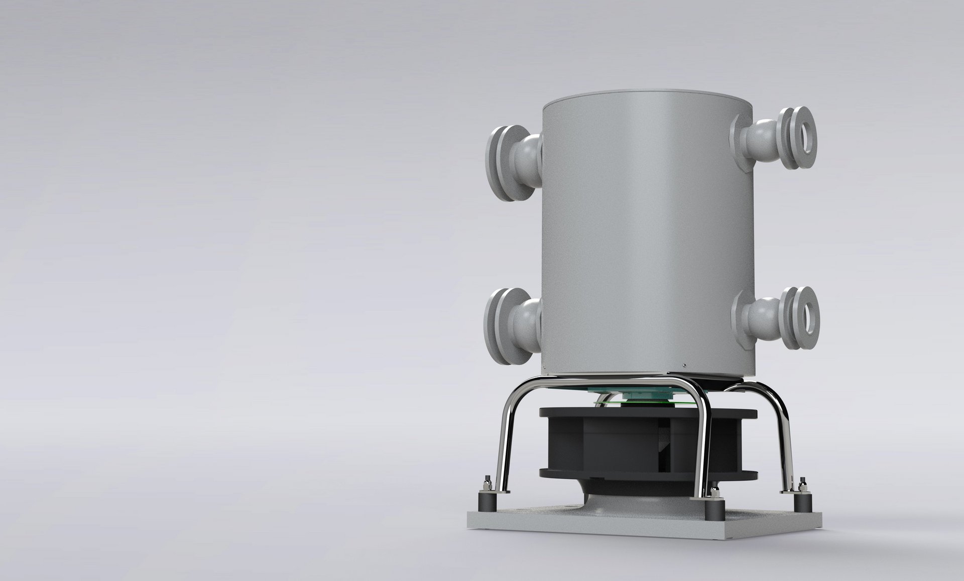 Specialfläkt i plast som huvudfläkt för avgasvatten – Colasit