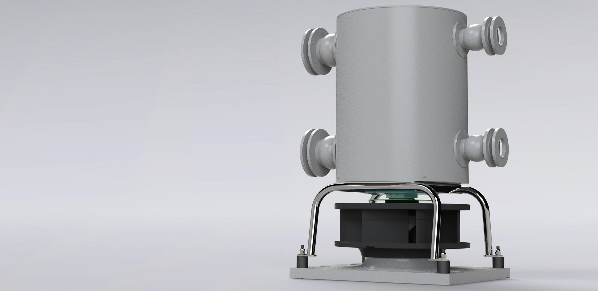 Specialfläkt i plast som huvudfläkt för avgasvatten – Colasit