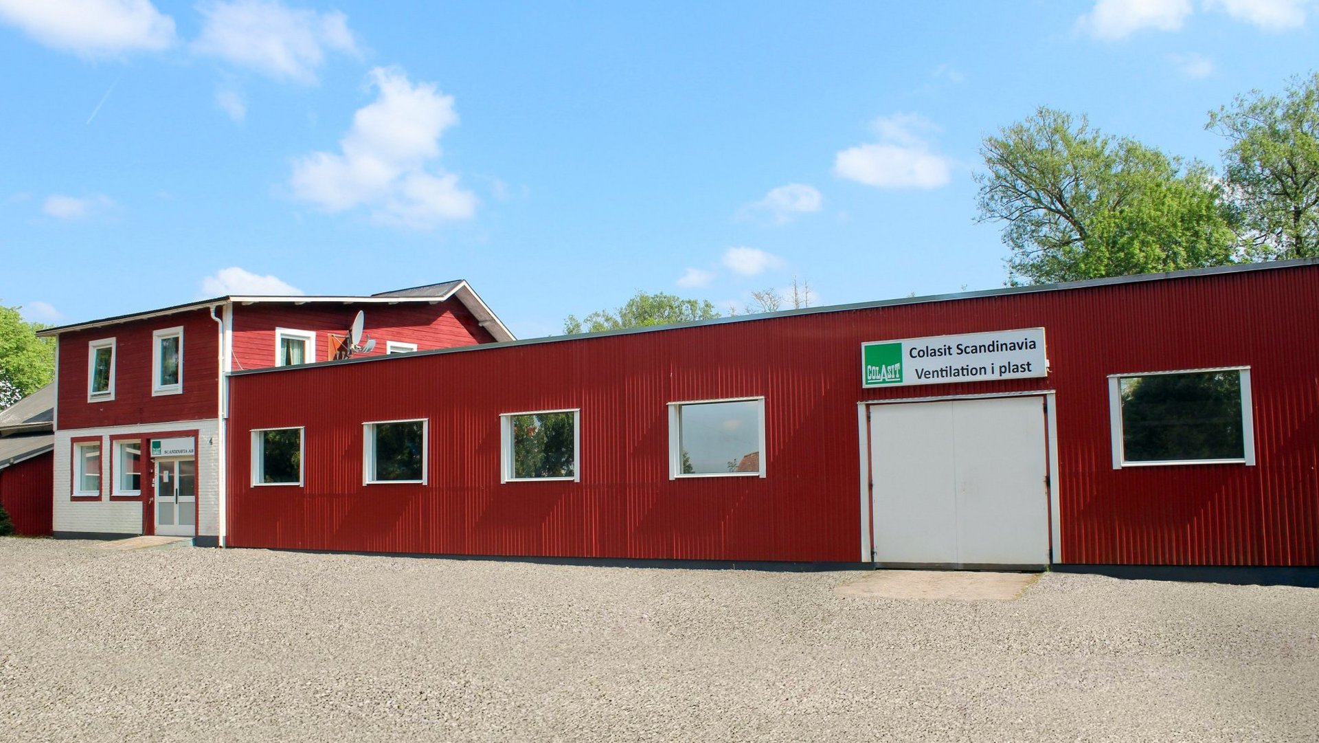 Företagets anläggning Kvänum, Sverige – världsledande inom plastkonstruktion – Colasit