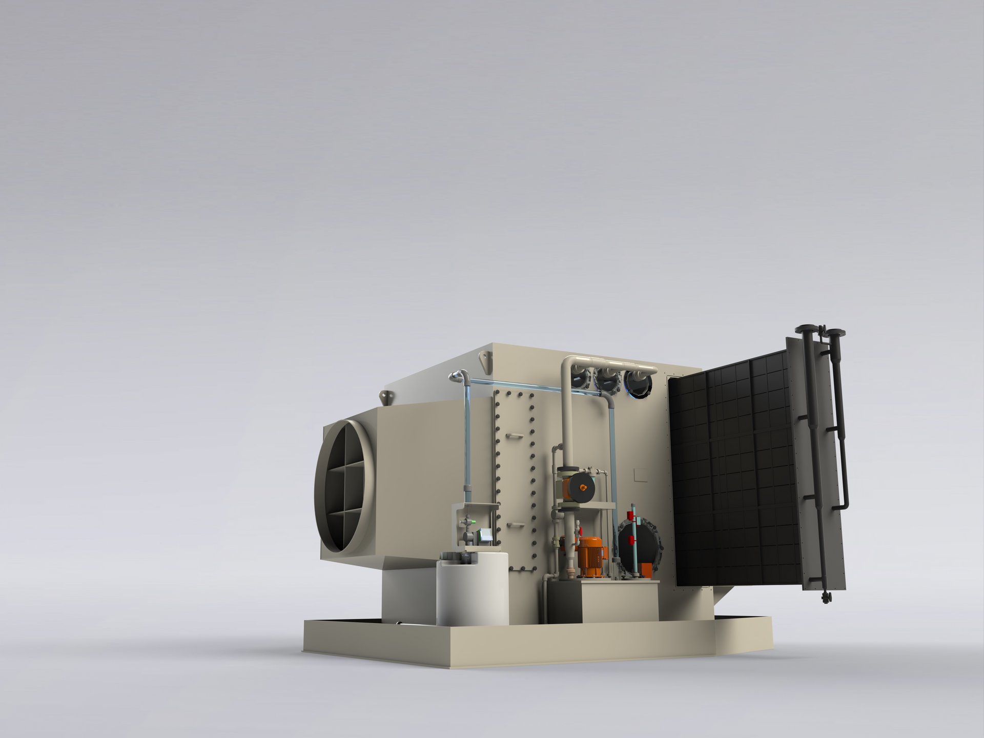 Värmeväxlare av plast för energiutvinning från frånluft och avgaser – Colasit