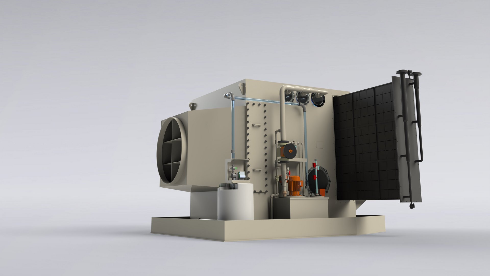 Värmeväxlare av plast för energiutvinning från frånluft och avgaser – Colasit