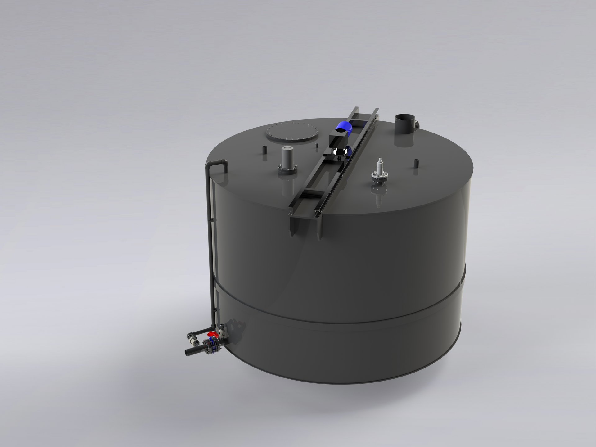 Sumpbehållare i plast för vattenbrukssystem för fiskodling och produktion av fisk och skaldjur samt vattenväxter – Colasit