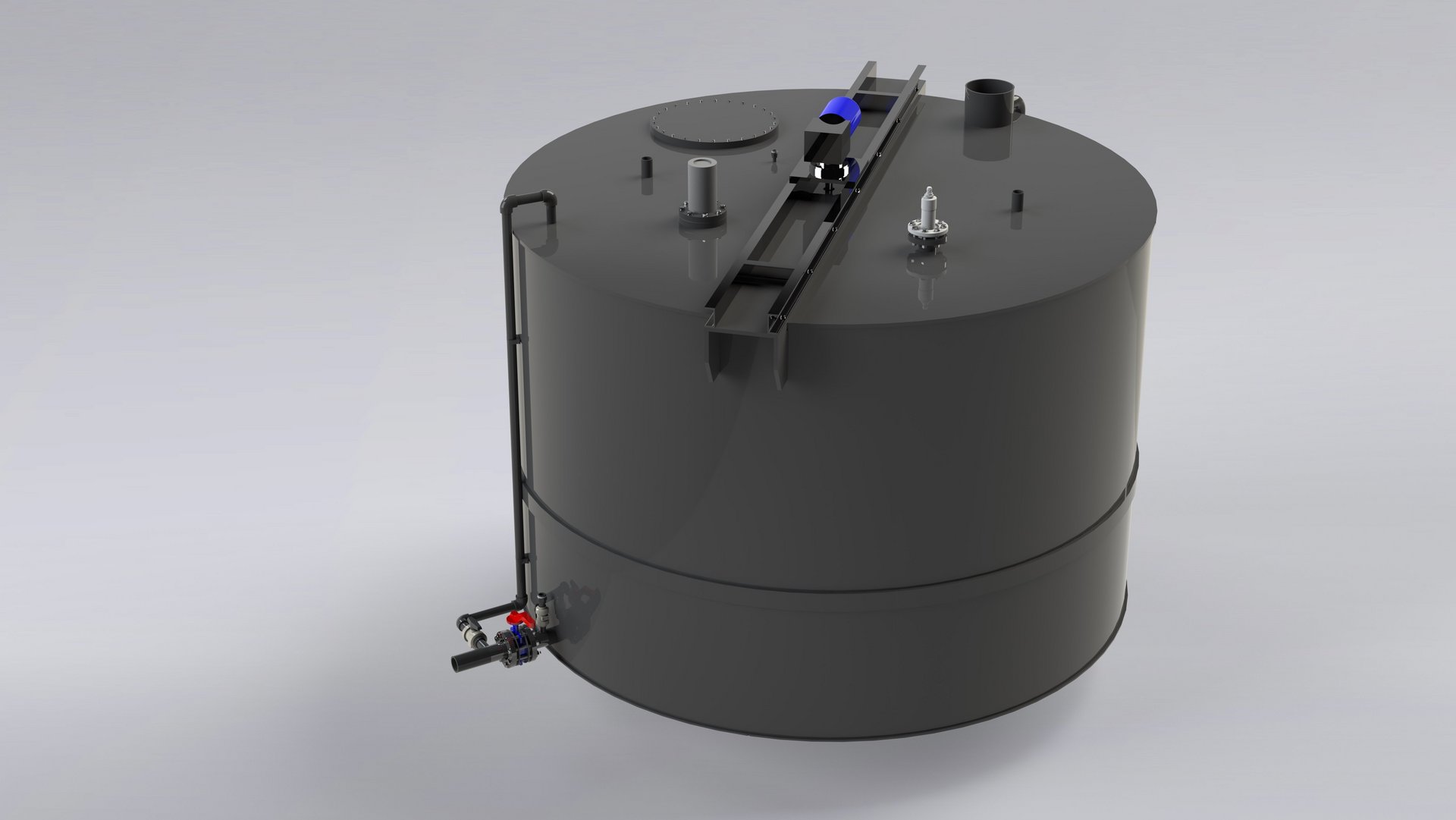 Sumpbehållare i plast för vattenbrukssystem för fiskodling och produktion av fisk och skaldjur samt vattenväxter – Colasit