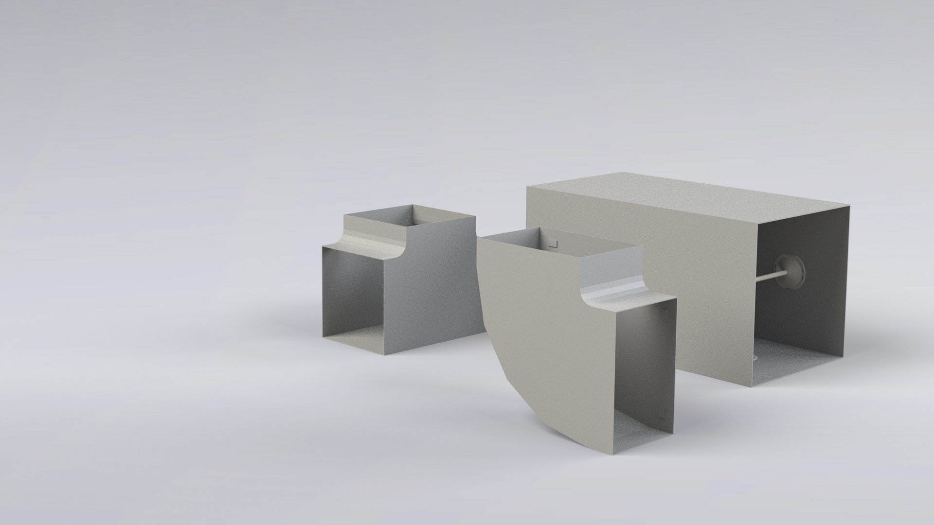 Ventilationskomponenter –rektangulära kanaler och formgjutna plastdetaljer för frätande frånluft och gaser – Colasit