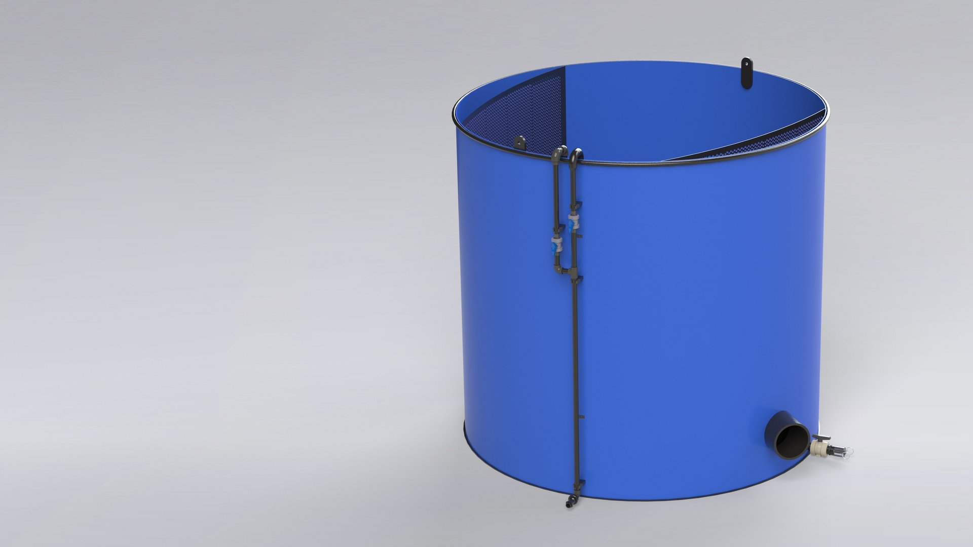 Biofilter med rörlig bädd i plast för fiskodling och produktion av fisk och skaldjur samt vattenväxter – Colasit