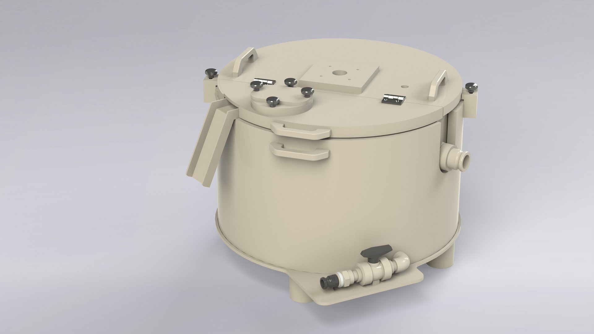 Isolerad plastbehållare för kemisk industri – Colasit